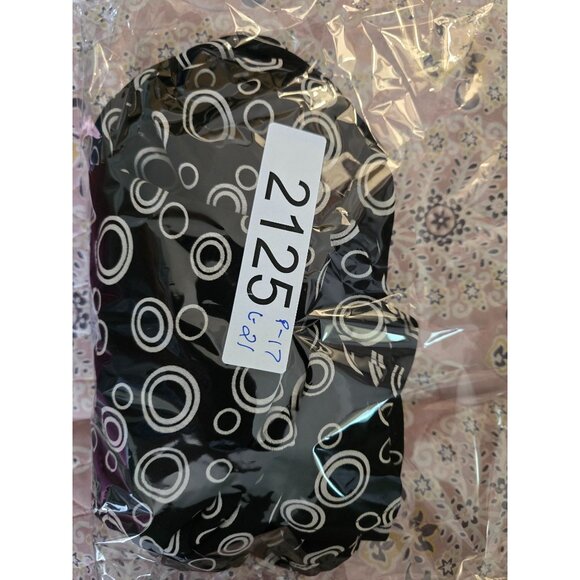 Caviar Sleeveless Wrap Black & White geometric whimsygoth academia office wear - Picture 5 of 5